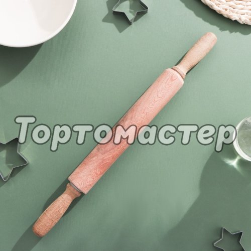 Скалка деревянная 23 см 6947301