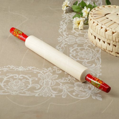 Скалка деревянная "Хохлома" 42,5 см 1534168	, 539 ₽ Скалка деревянная "Хохлома" 42,5 см 1534168