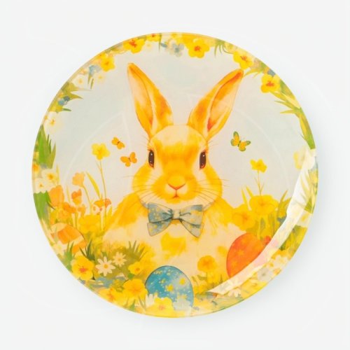 Тарелка стеклянная "Пасхальный кролик" 20 см 10717894