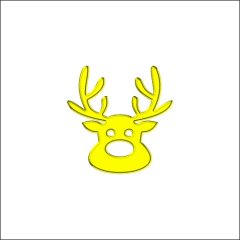 Топпер декоративный акриловый "Новогодний олень" Золото 4,5х4,5 см ТСК224, 150 ₽ Топпер декоративный акриловый "Новогодний олень" Золото 4,5х4,5 см ТСК224