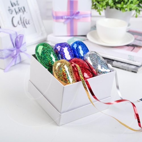 Набор лент для декора и упаковки Голографических 5х10 мм 6 шт 1477169