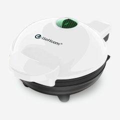 Вафельница для венских и бельгийских вафель iSottcom с книгой рецептов Белая 