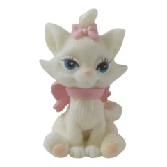 Фигурка из шоколадной глазури "Белая кошка" 