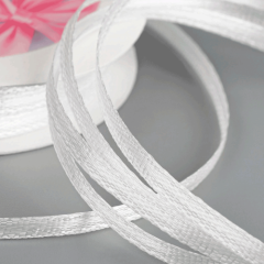 Лента для декора и упаковки атласная Белая 3 мм 45 м 5052087