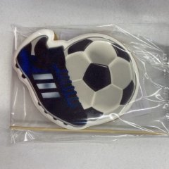 Пряник "Футбольный мяч с бутсой" 