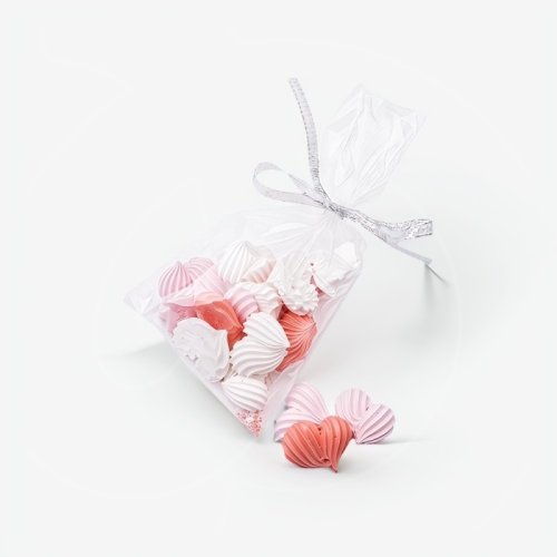 Украшение кондитерское сахарное безе "Сердечки" 