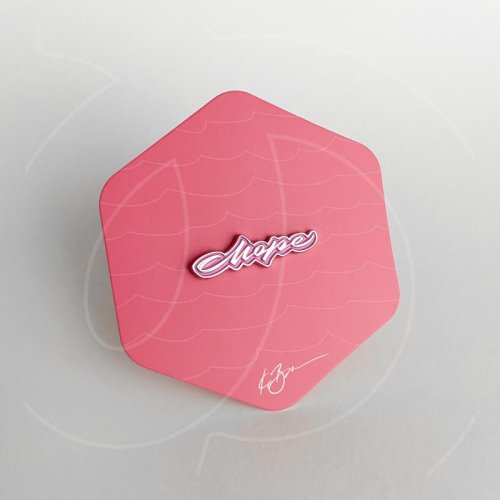 Значок с символом Калининграда "Море" Розовый 