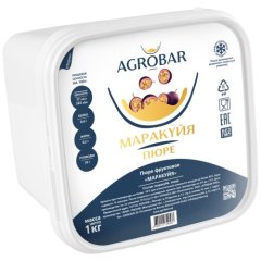 Пюре замороженное AGROBAR Маракуйя 1 кг 