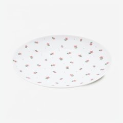 Тарелка фарфоровая "Цветочки" 20 см 10863449