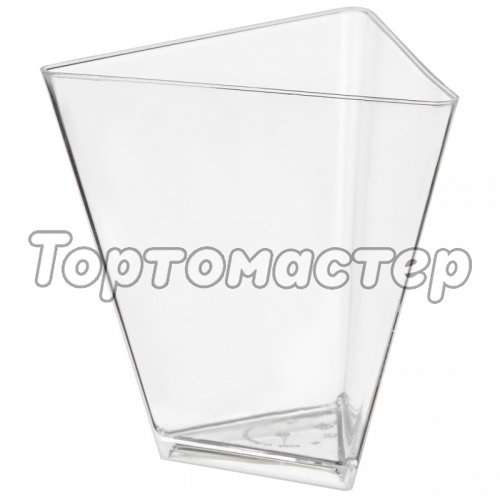 Креманка пластиковая Треугольник D30-55 H65 мм 5028