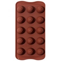 Форма силиконовая Шоколадный завиток 15 шт 6032569