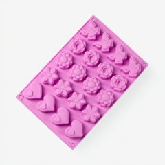 Форма силиконовая "Сердце, бабочка, цветок" 2854880