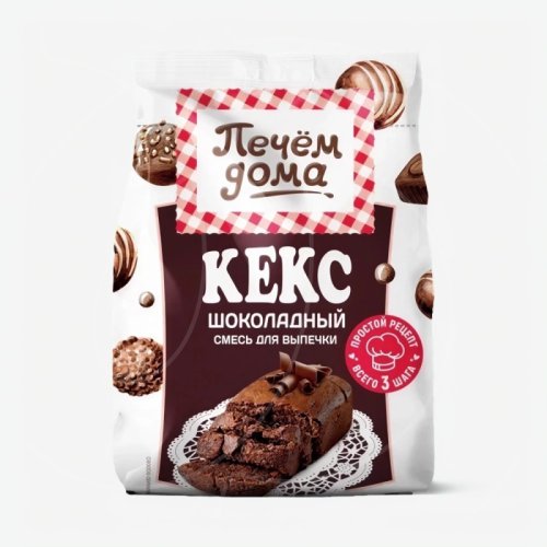 Сухая смесь для выпечки "Кекс шоколадный" Печём Дома 300 г 