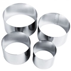 Набор форм металлических Кольцо 6-10 см 4 шт