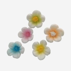 Украшение сахарное "Цветы" 5 шт 