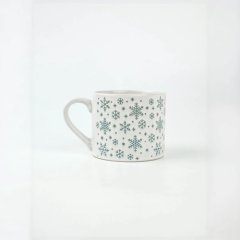 Кружка керамическая Ручная работа "Снежинки" 320 мл 9570954