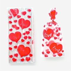 Пакетик прозрачный для сладостей "Love" 27х13 см 10 шт Пак-13 (00-00000886)