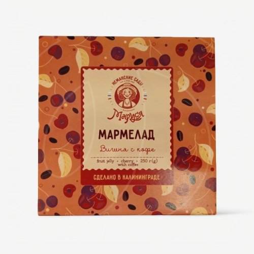 Мармелад "Вишня с кофе" 250 г , 550 ₽ Мармелад "Вишня с кофе" 250 г