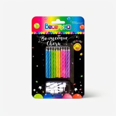 Свечи декоративные "Цветная классика" 6 см 620010.C09	