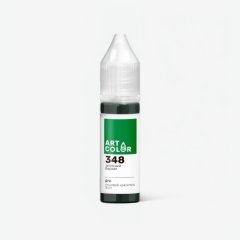 Краситель пищевой гелевый водорастворимый Art Color "Pro 348 (350) Зелёный бархат" 15 мл 348