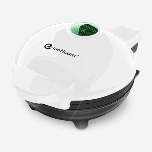 Вафельница для венских и бельгийских вафель iSottcom с книгой рецептов Белая 