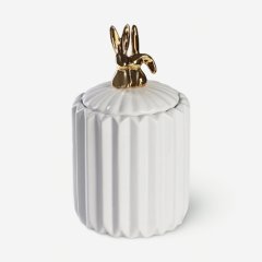 Банка керамическая "Золотые зайки" 1,1 л 5487572