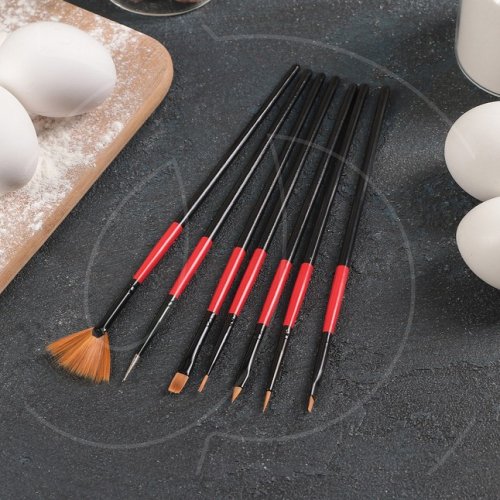 Набор кондитерских кисточек для декорирования 7 шт 4622392			, 469 ₽ Набор кондитерских кисточек для декорирования 7 шт 4622392