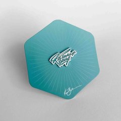 Значок с символом Калининграда Бирюзовый , 200 ₽ Значок с символом Калининграда Бирюзовый