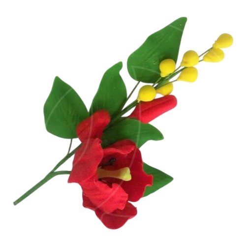 Сахарное украшение "Тюльпан, мимоза" 