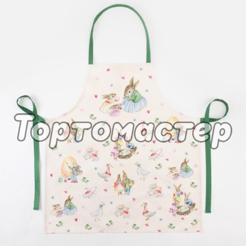Фартук хлопковый "Пасхальные зайцы" 6261128