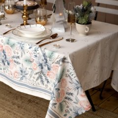 Скатерть для стола Хлопок "Christmas flowers" 149х110 см 5035890	 