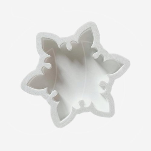 Вырубка пластиковая LUBIMOVA "Снежинка с острым краем" LC-00005160	