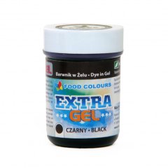 Краситель пищевой гелевый насыщенный водорастворимый Food Colours EXTRA GEL Чёрный 35 г WSG-E-50