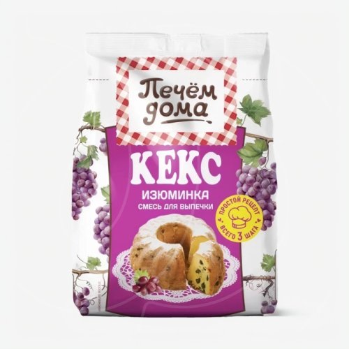 Сухая смесь для выпечки "Кекс с изюмом" Печём Дома 300 г 