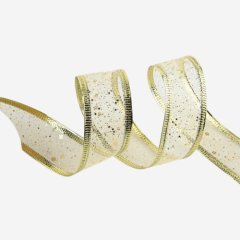 Лента для декора и упаковки Капроновая "Блёстки" Золото 2,5 см 6840538, 149 ₽ Лента для декора и упаковки Капроновая "Блёстки" Золото 2,5 см 6840538