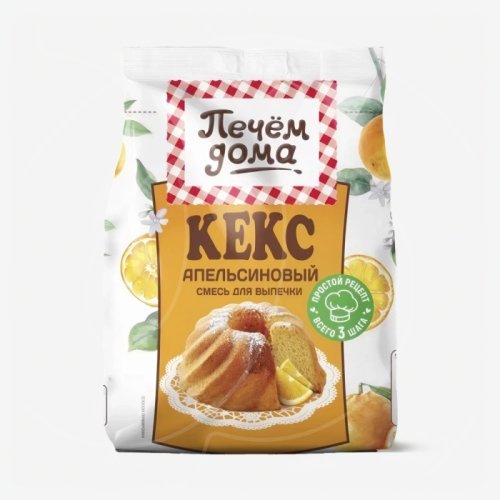 Сухая смесь для выпечки "Кекс апельсиновый" Печём Дома 300 г 