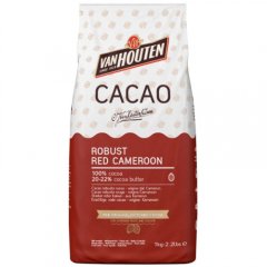 Какао-порошок VAN HOUTEN Robust Red Cameroon Алкализованный Тёмно-красный 20-22% 1 кг DCP-20R118-VH-760