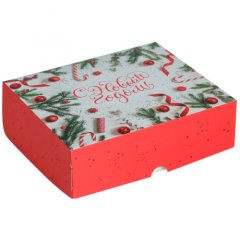 Коробка для сладостей "С Новым Годом!" 20х17х6 см 5155342