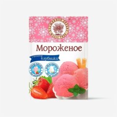 Смесь для мороженого "Волшебное дерево" Клубника 70 г 