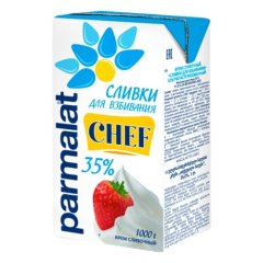 Сливки ультрапастеризованные Parmalat 35% 1 л 