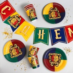 Набор бумажной посуды "Гарри Поттер" 6853482	