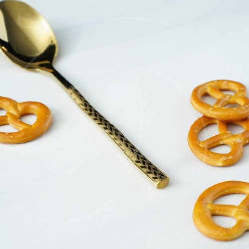 Ложка чайная металлическая Золото 5462262    			