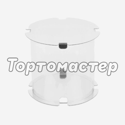 Коробка для торта круглая белая 24х24 см 022520 ф