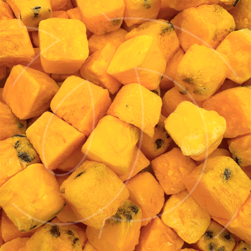 Маракуйя сублимированная Кубики 10-15 мм 25 г 