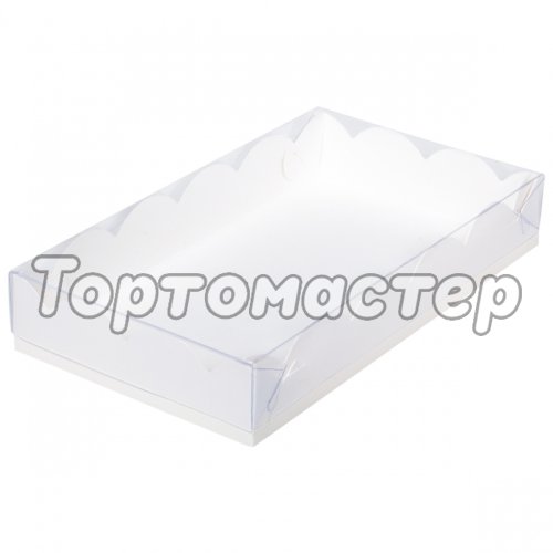 Коробка для печенья/конфет Белая 12х20х3,5 см 080420