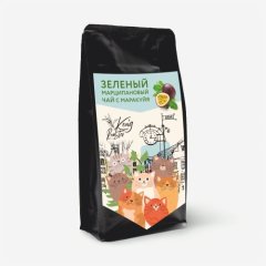 Чай листовой Зелёный марципановый с маракуйей Kenig Roaster 60 г 