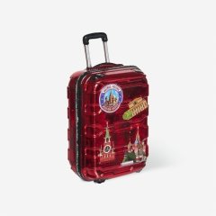 Игрушка ёлочная стеклянная "Чемодан" GLT1244	