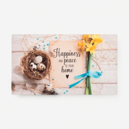 Полотенце кухонное Хлопок "Счастья и мира Вашему дому" 40х73 см 6261135