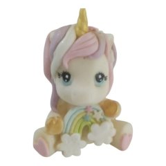 Фигурка из шоколадной глазури "Единорожка с радугой" 