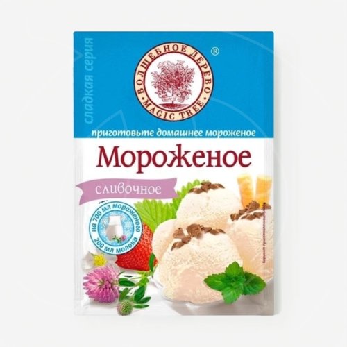 Смесь для мороженого Волшебное дерево "Сливочное" 70 г 
